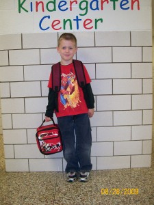 Hall of Fame Moms.com First Day of Kindergarten