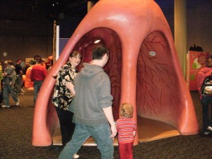 the giant nose at Cosi
