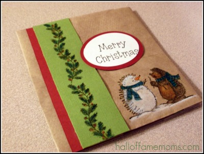 Paper bag Christmas Cards