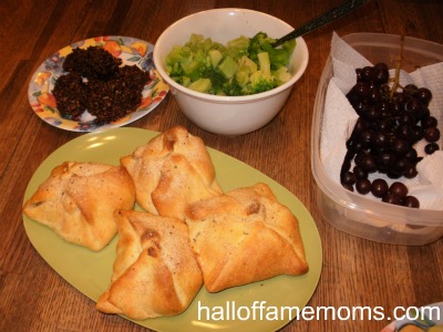 Chicken Puffs or Pouches with Pillsbury Crescent dough for dinner!