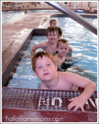 swimming lessons at the Massillon Rec Center