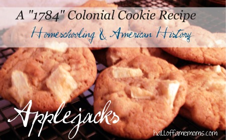 applejacks cookies from 1784 recipe