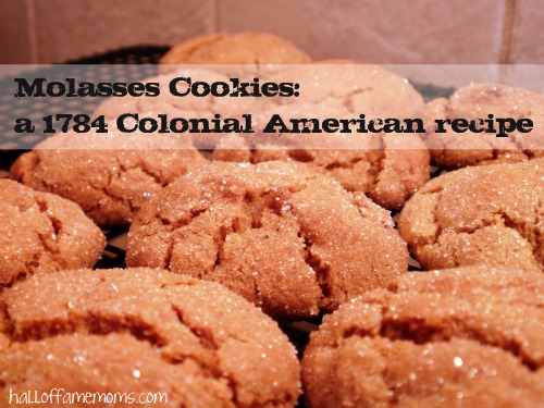 Historical Molasses Cookie Recipe from 1784 Colonial America