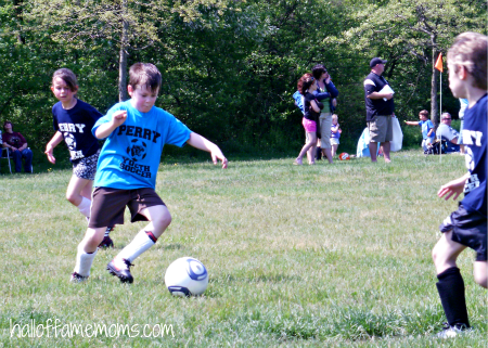 kids and soccer
