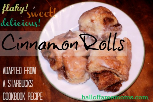 Cinnamon Rolls adapted from a Starbucks recipe - SO GOOD!