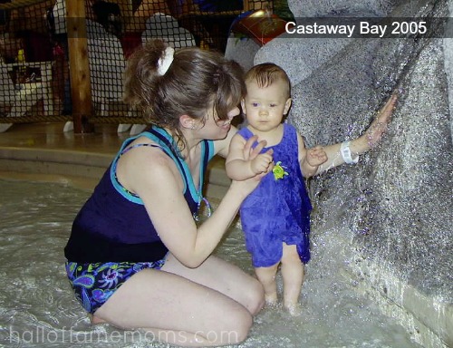 Taking a baby to Castaway Bay.