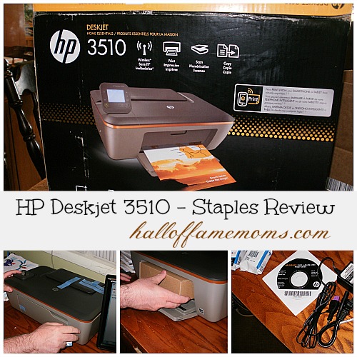 HP Deskjet 3510 and Ink from Staples | Hall of Fame Moms