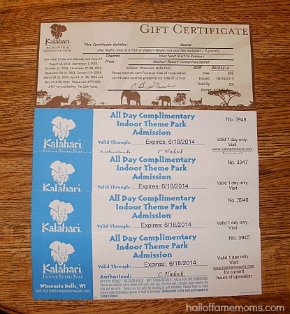 kalahari indoor waterpark pass giveaway