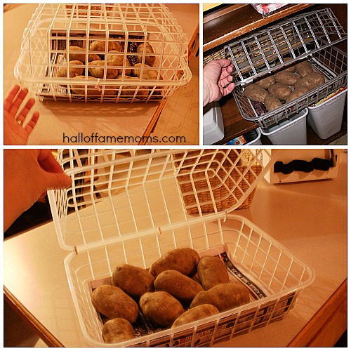 diy potato and onion basket