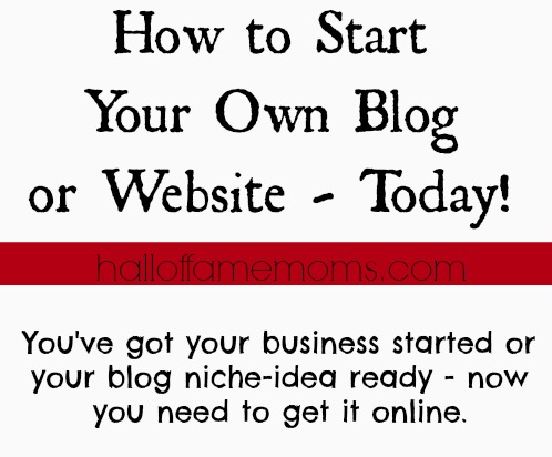 how to start a blog or website