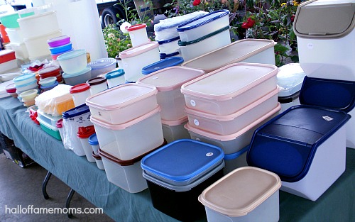 tupperware at the Hartville Flea Market, Ohio