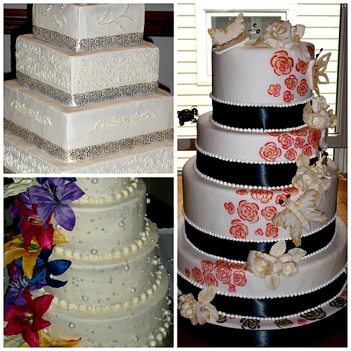 wedding cakes designs by E