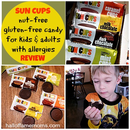 Sun Cups nut-free, gluten-free chocolate candy Review