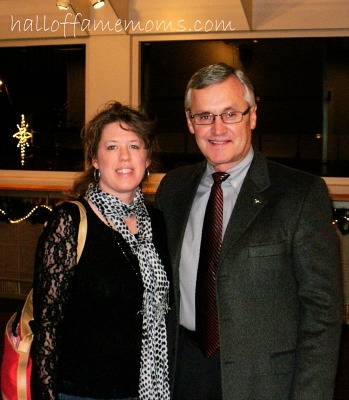 meeting Jim Tressel in Akron, Ohio