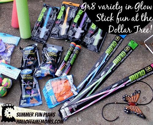 Summer fun games: Glow Stick heaven - found at the Dollar Tree