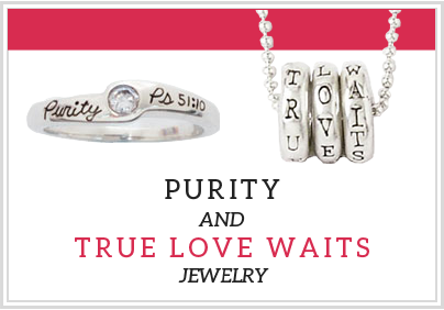 Purity rings at Faith Christian Jewelry Store.