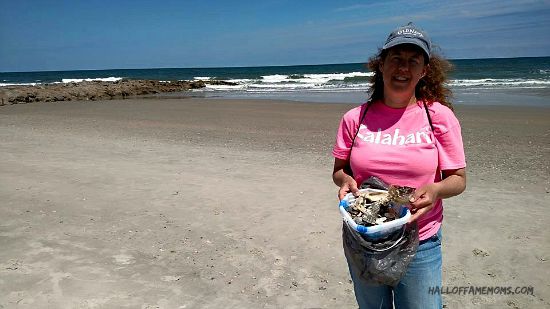 Visiting Pawleys Beach, Pawleys Island in South Carolina.