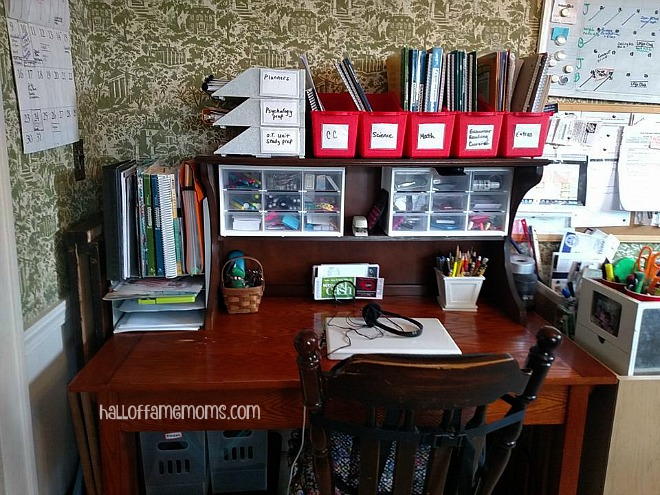 my #organized #desk