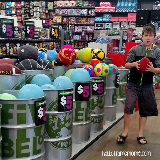 My son had a ball at Five Below :) #shop5b #ad