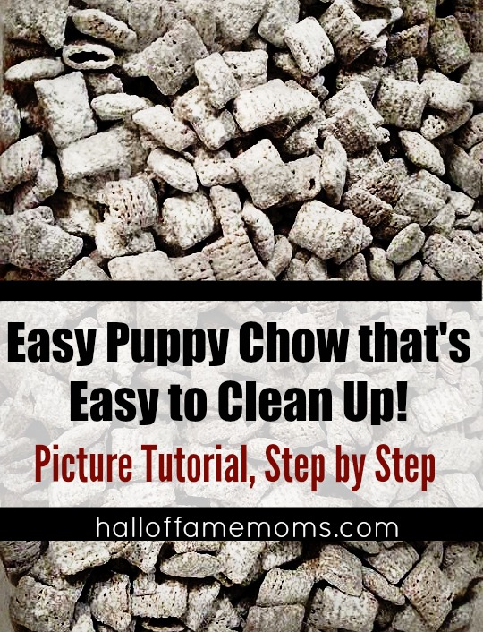 Easy Puppy Chow that's Easy to Clean Up