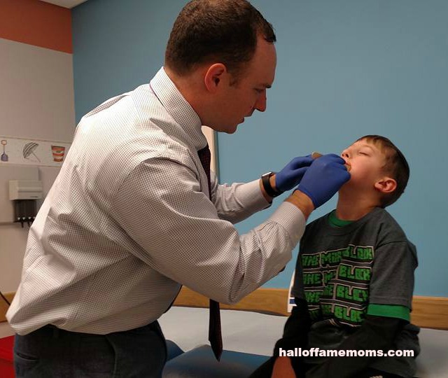 Visiting the specialists at the Akron Children's Hospital Craniofacial Center in Ohio.