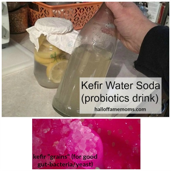 Making my own kefir water soda