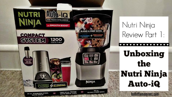Unboxing the Nutri Ninja Auto iQ review Part 1