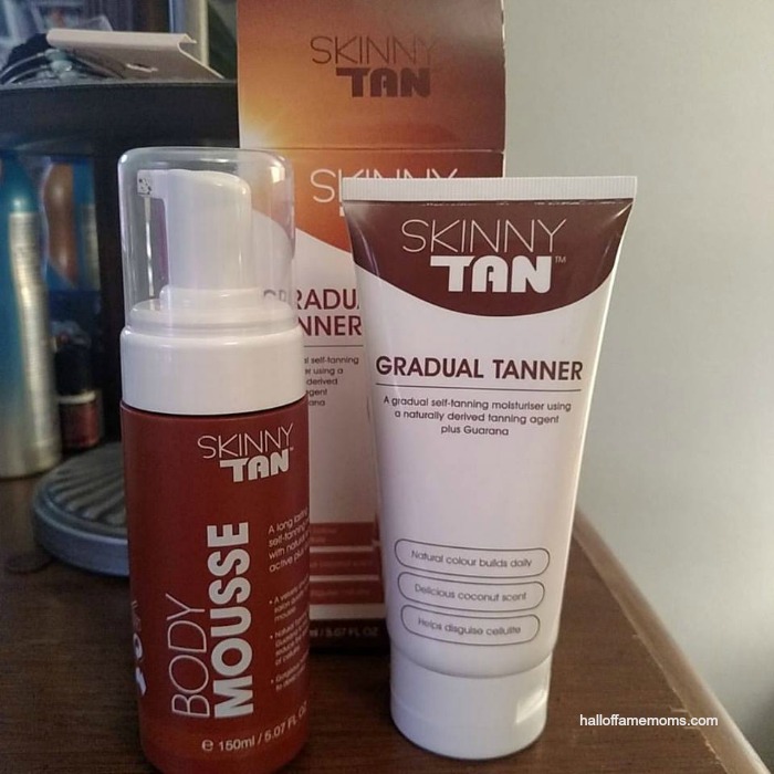 Skinny Tan for an instant tan or gradual tan. (ad)