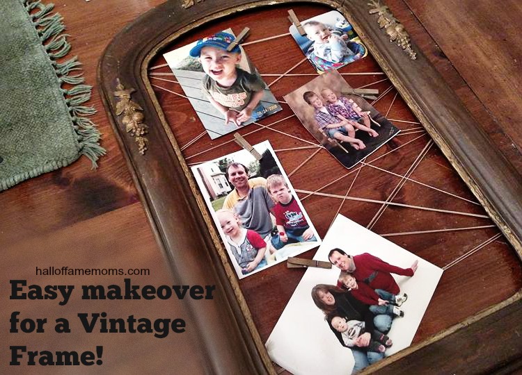 How to give an old frame new life. Easy, cheap makeover!