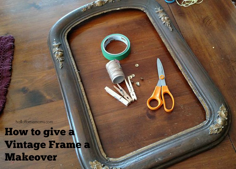 How to give a vintage frame a makeover!