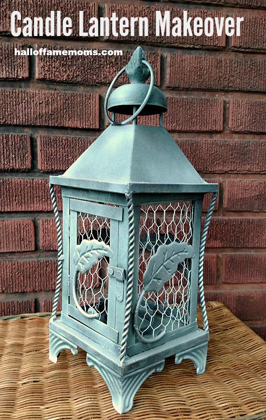 How I used chicken coop wire to give my lantern a new look!