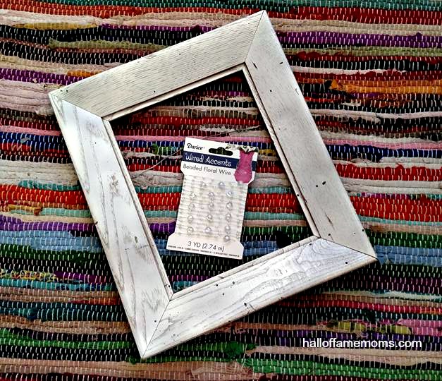 From frumpy old frame to piece of art!