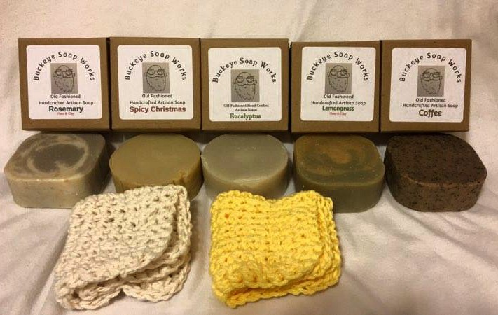 All natural Ohio Made Soap from Buckeye Soap Works