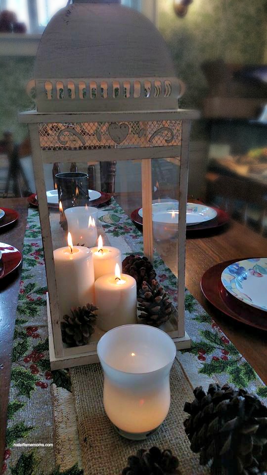 How I made my simple Woodland Tablescape with #AtHomeStores