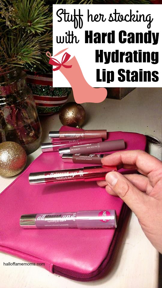 Hard Candy Hydrating Lip Stains in Matte and Glossy make great stocking stuffers at $5 each.