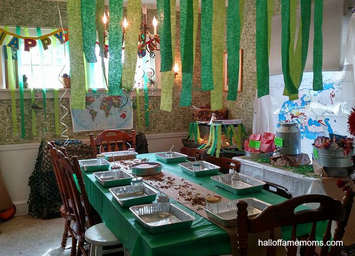 Budget Friendly Military Themed Birthday Party