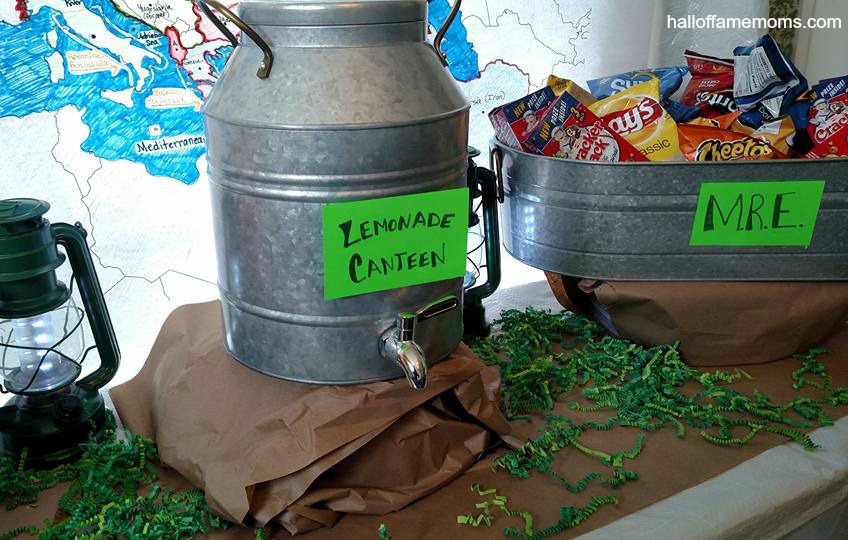 Budget Friendly Military Themed Birthday Party