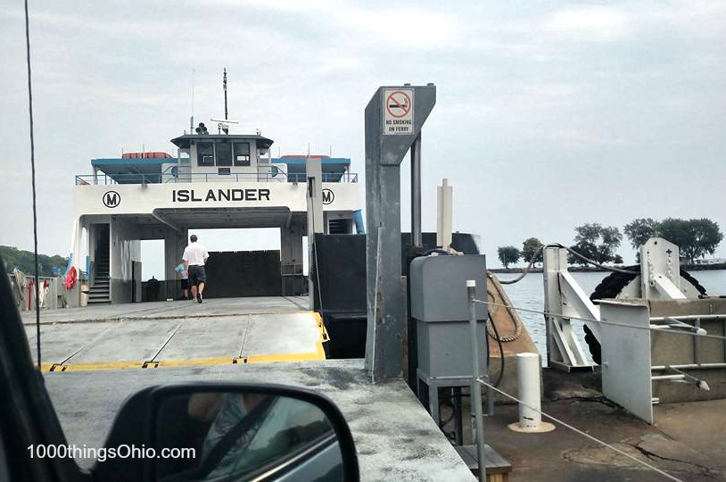 Boarding Miller Ferry on Lake Erie, Ohio