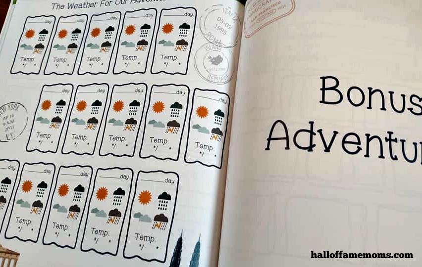 My Family Adventure  Journal review - a Kid's Travel Diary Keepsake