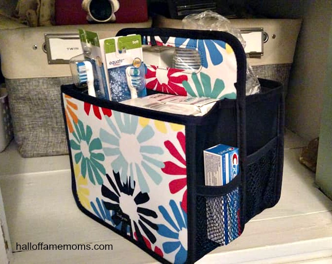 My Thirty-one Double Duty Caddy for bathroom storage.