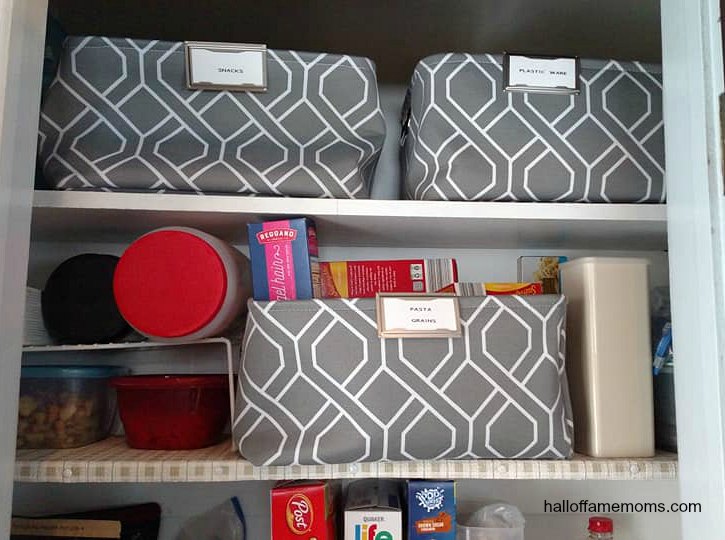 My simple small food pantry organization 