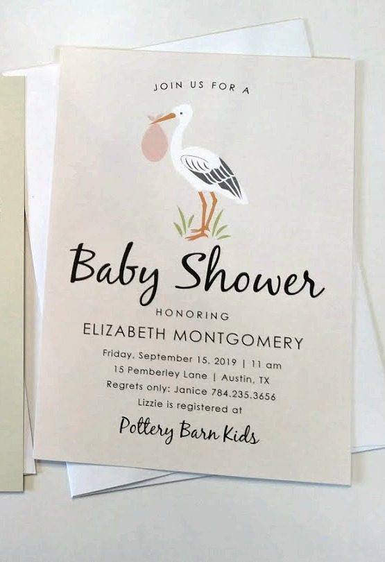 Baby Shower Invites as Keepsakes (ad)