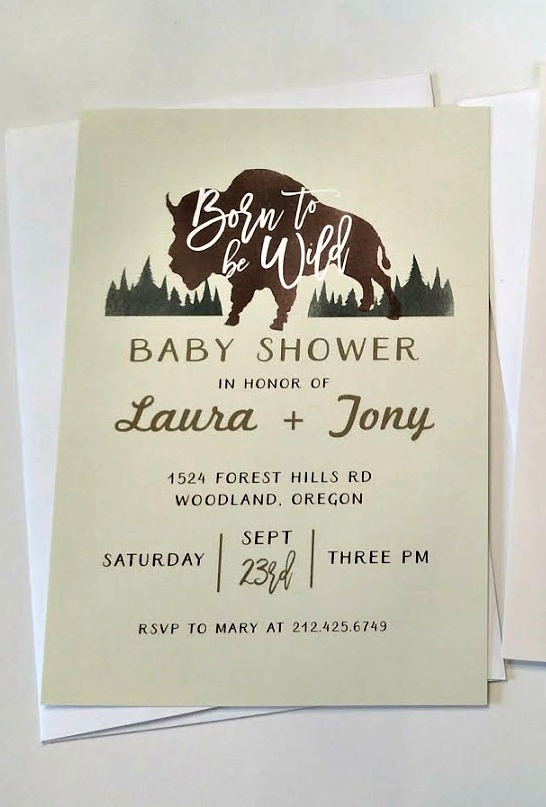 Baby Shower Invites as Keepsakes (ad)