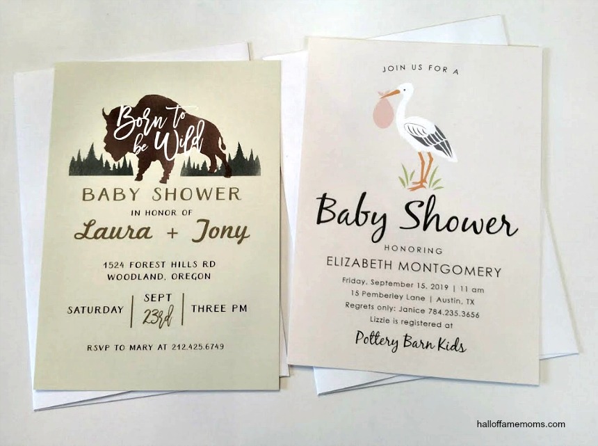 Basic Invite offers amazing customizable baby shower invitations (ad)