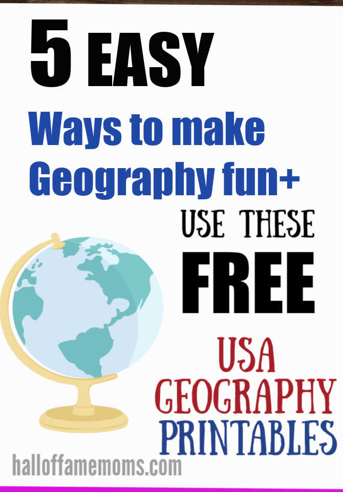 free homeschool geography pages, make geography fun