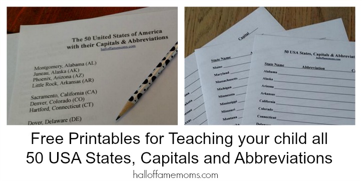 Free USA Geography Homeschool Printables + 5 EASY Ways to Make Learning FUN