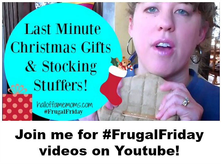 Join me for Frugal Friday videos on Youtube – here’s the first one! (FF1)