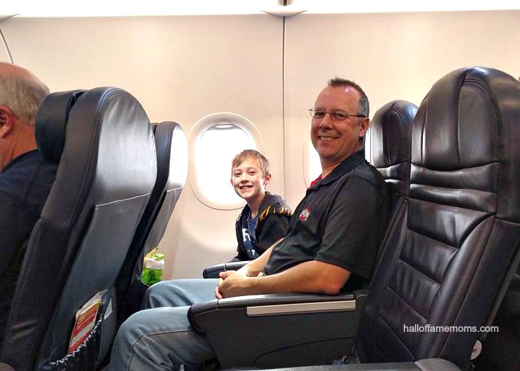 We flew Spirit: cheap non-stop to Florida from CAK – Our first family flight!