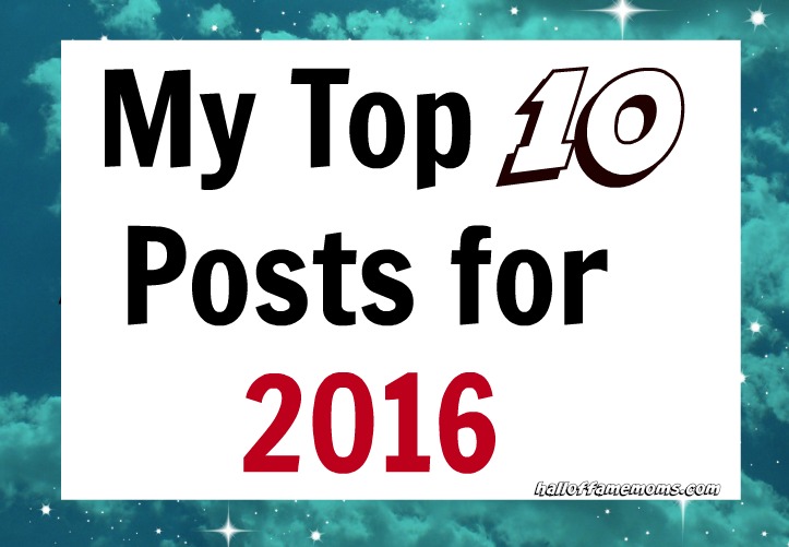 My Top 10 Posts for 2016