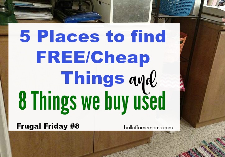 5 Places to find FREE / Cheap Things & 8 Things I buy Used (FF8)